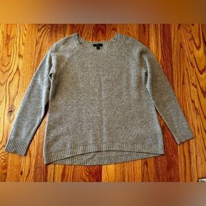 J.Crew Wool Sweater with Black Leather Elbow Pads - size Small